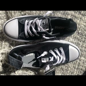 Black velvet converse